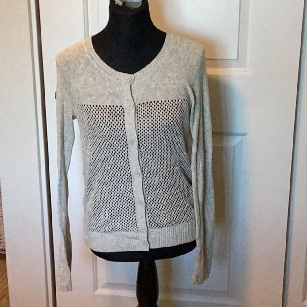 All Saints Light Gray Knit Sweater 6